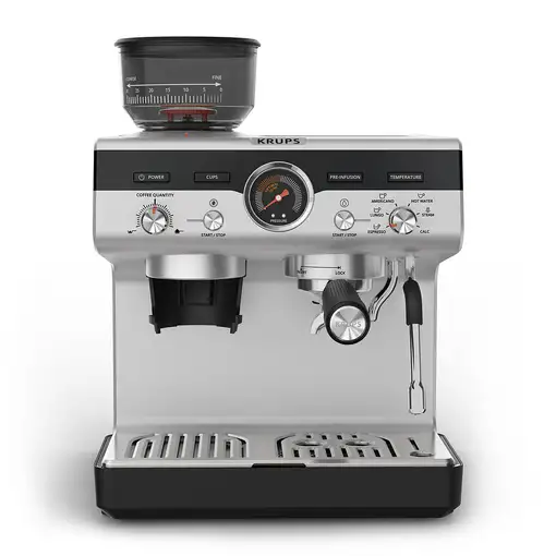 Cafeteras express Semi-automática Negro 3 L 2 cups XP801T10 KRUPS