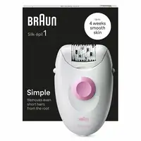 Braun Silk-épil 1 1-000 20 pinzas Rosa, Blanco