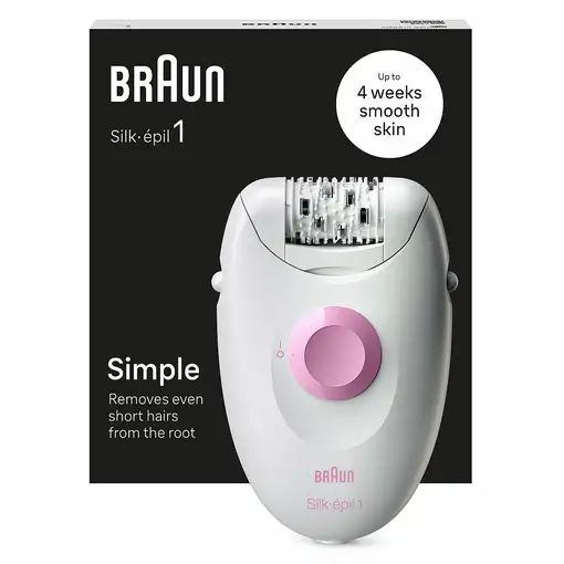 Braun Silk-épil 1 1-000 20 pinzas Rosa, Blanco