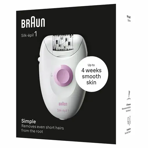Braun Silk-épil 1 1-000 20 pinzas Rosa, Blanco
