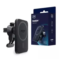 3MK HARDY MagCharger Teléfono móvil Negro USB Cargador inalámbrico Carga rápida