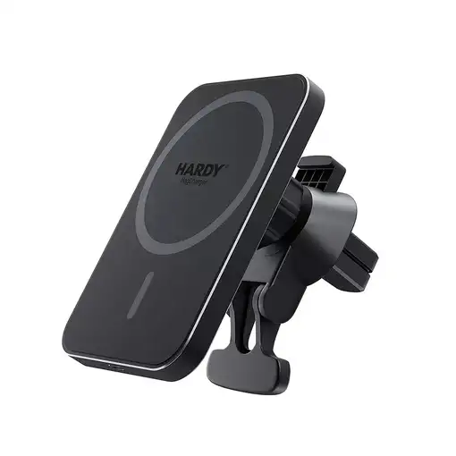 3MK HARDY MagCharger Teléfono móvil Negro USB Cargador inalámbrico Carga rápida