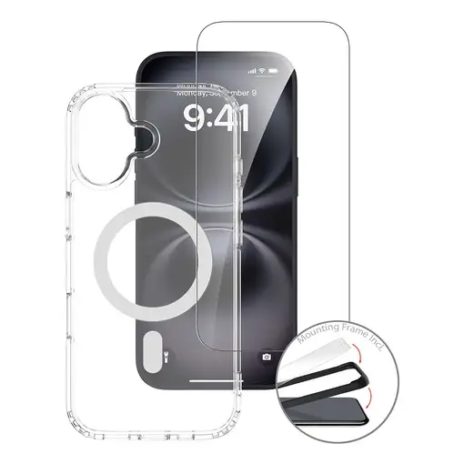 4smarts 360° Premium funda para teléfono móvil 15,9 cm (6.27") Bumper Transparente