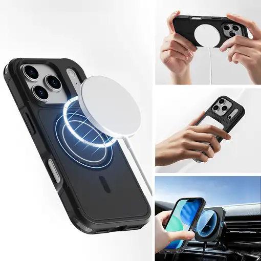 4smarts Defend funda para teléfono móvil 17,5 cm (6.9") Bumper Negro