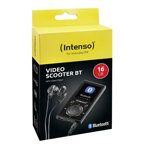 Intenso Video Scooter BT Reproductor de MP3 16 GB Negro