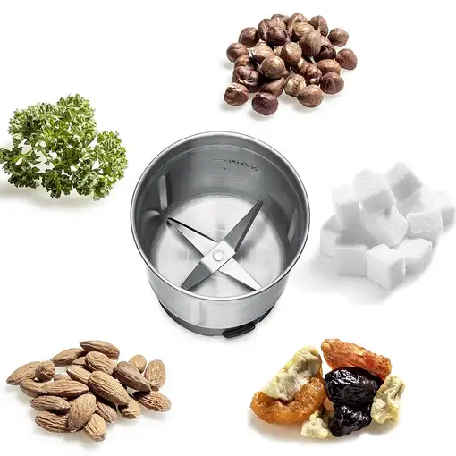 Rommelsbacher EGK 200 molinillo de café 200 W Acero inoxidable