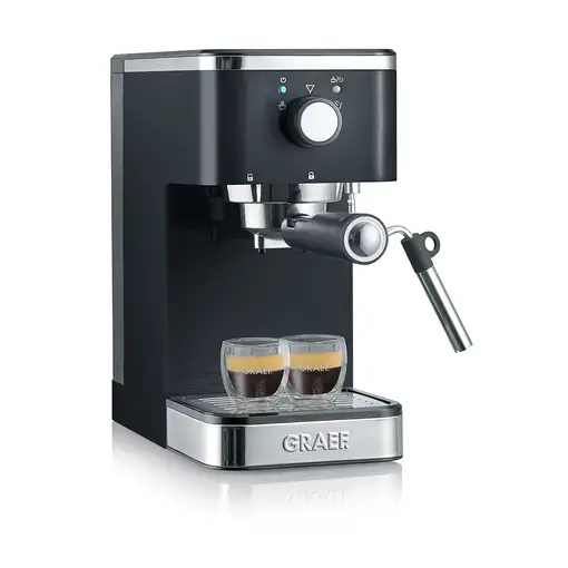 Cafeteras express Semi-automática Negro 1.25 L 2 cups ES402EU GRAEF
