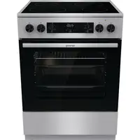 Cocina independiente quemador en espiral 4 zone(s) horno eléctrico Acero inox