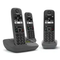 Gigaset AE690A Teléfono DECT/analógico Identificador de llamadas Antracita