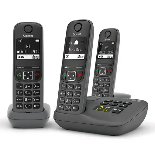 Gigaset AE690A Teléfono DECT/analógico Identificador de llamadas Antracita