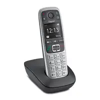 Gigaset E560 Teléfono DECT/analógico Negro, Plata