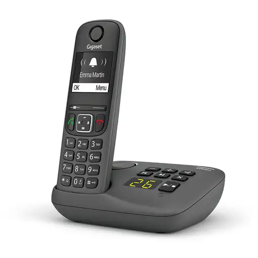 Gigaset AE690A Teléfono DECT/analógico Identificador de llamadas Antracita