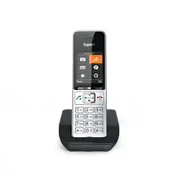 Gigaset COMFORT 500 Teléfono DECT Identificador de llamadas Negro, Plata