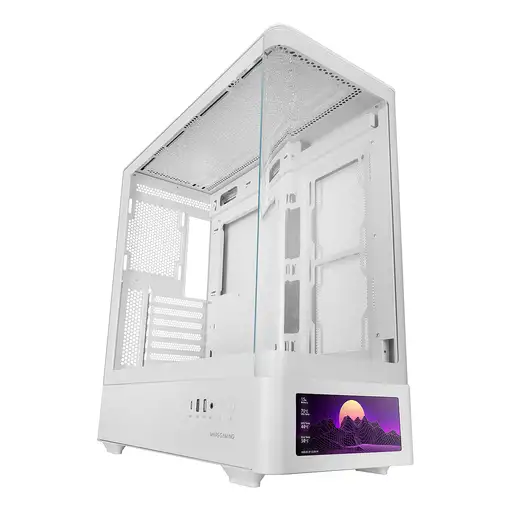 Mars Gaming MCLCDPROW carcasa de ordenador Midi Tower Blanco