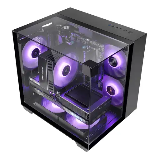 Mars Gaming MC-VISIONM Mini Tower Negro