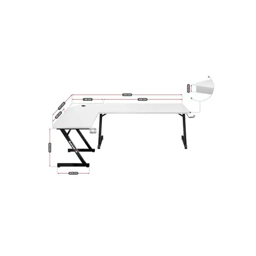 Huzaro Hero 7.0 Negro, Blanco