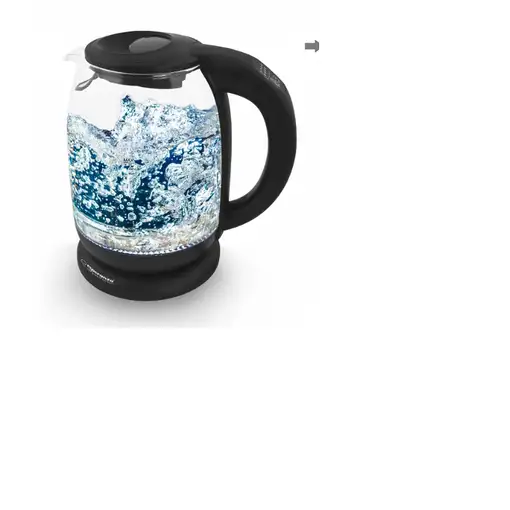 Esperanza EKK027 tetera eléctrica 1,7 L 2200 W Negro, Transparente Esperanza EKK027 tetera eléctrica 1,7 L 2200 W Negro, Transparente