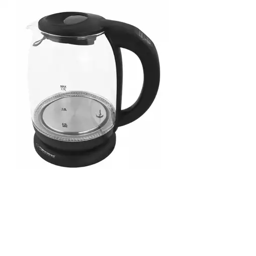Esperanza EKK027 tetera eléctrica 1,7 L 2200 W Negro, Transparente