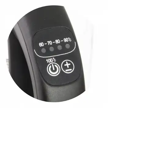 Esperanza EKK027 tetera eléctrica 1,7 L 2200 W Negro, Transparente