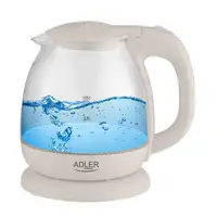 Adler AD 1283C tetera eléctrica 1 L 900 W Crema de color