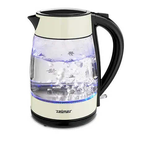 Zelmer ZCK8011I tetera eléctrica 1,7 L 2200 W Negro, Amarillo
