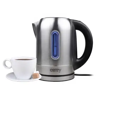 Camry Premium CAMRY 1253 tetera eléctrica 1,7 L 2200 W Negro, Acero inoxidable