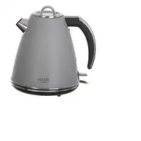 Adler AD 1343 tetera eléctrica 1,5 L 1850 W Gris
