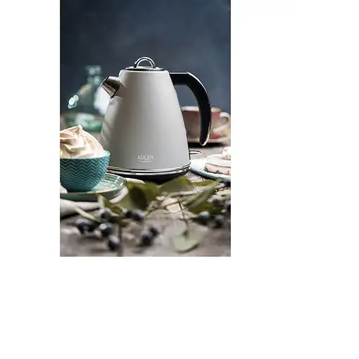 Adler AD 1343 tetera eléctrica 1,5 L 1850 W Gris