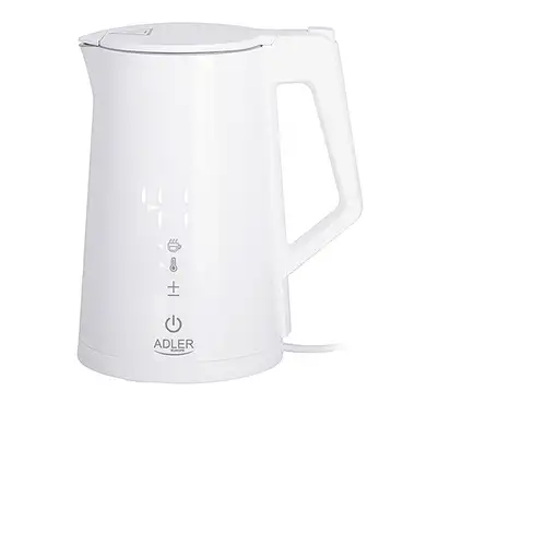 Adler AD 1345 tetera eléctrica 1,7 L 1850 W Blanco