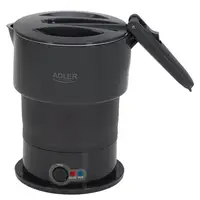 Adler AD 1377G tetera eléctrica 0,6 L 600 W Gris