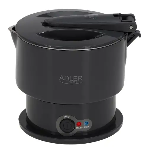 Adler AD 1377G tetera eléctrica 0,6 L 600 W Gris