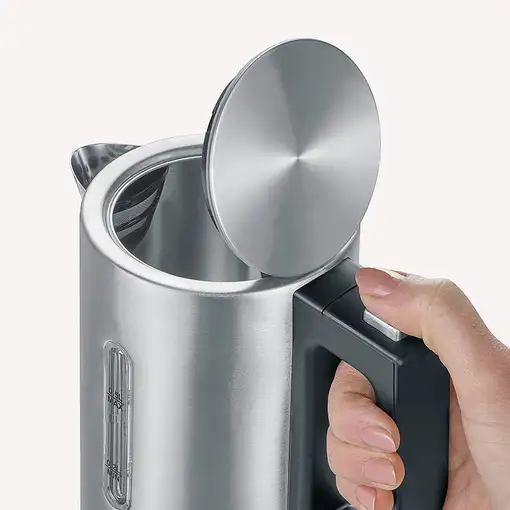 Severin WK 3647 tetera eléctrica 0,5 L 1100 W Plata