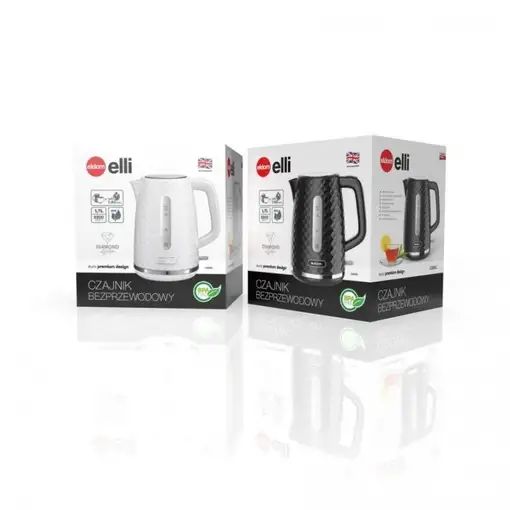 ELDOM C280C ELLI tetera eléctrica 1,7 L 2200 W Negro