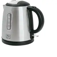 Melitta Prime Aqua mini Top tetera eléctrica 1 L 2200 W Negro, Acero inoxidable