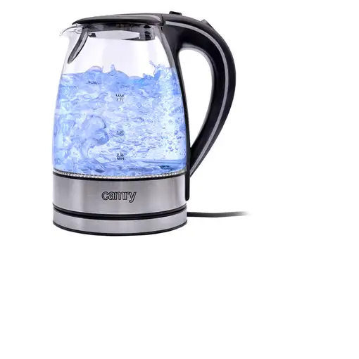 Camry Premium CR 1290 tetera eléctrica 1,7 L 2000 W Negro, Transparente