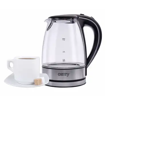 Camry Premium CR 1290 tetera eléctrica 1,7 L 2000 W Negro, Transparente