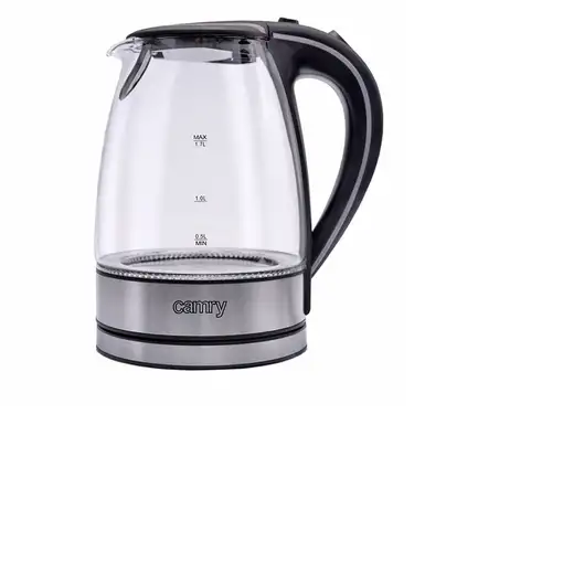 Camry Premium CR 1290 tetera eléctrica 1,7 L 2000 W Negro, Transparente