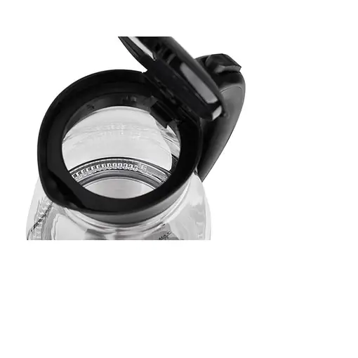 Adler AD 1274 B tetera eléctrica 1,7 L 2200 W Negro, Transparente