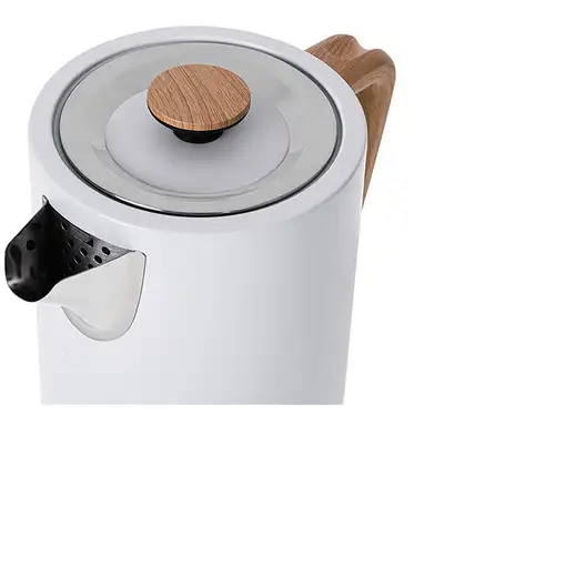 Adler AD 1347W tetera eléctrica 1,5 L 2200 W Blanco, Madera