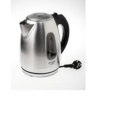 Adler AD1223 tetera eléctrica 1,7 L 2000 W Negro, Acero inoxidable