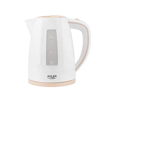 Adler AD 1264 tetera eléctrica 1,7 L 2200 W Avellana, Blanco Adler AD 1264 tetera eléctrica 1,7 L 2200 W Avellana, Blanco