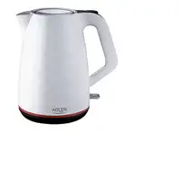 Adler AD 1277 W tetera eléctrica 1,7 L 2200 W Blanco