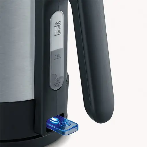 Severin WK 3409 tetera eléctrica 1,7 L 2200 W Negro, Acero inoxidable
