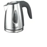 Adler AD1203 tetera eléctrica 1 L 1500 W Plata