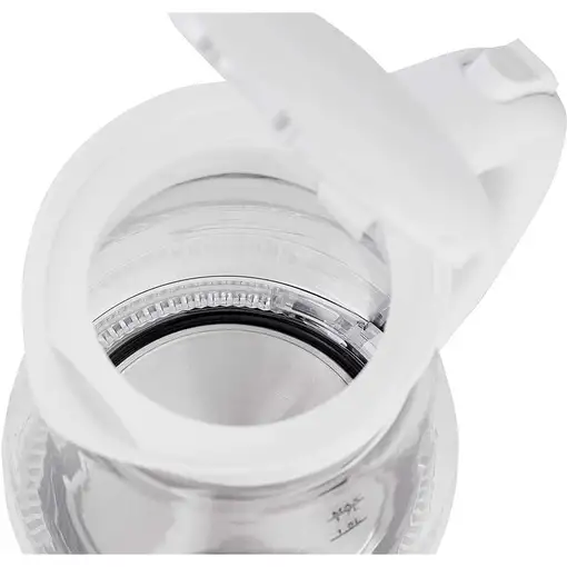Adler AD 1274 tetera eléctrica 1,7 L 2200 W Transparente, Blanco