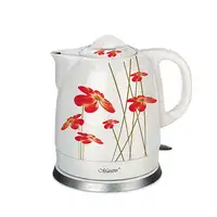 Feel Maestro MR-066-RED FLOWERS tetera eléctrica 1,5 L 1200 W Rojo, Blanco