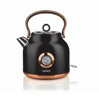 Haeger EK-22B.024A tetera eléctrica 1,7 L 2200 W Negro, Oro