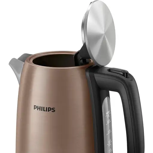 Philips Viva Collection HD9355/92 tetera eléctrica 1,7 L 1900 W Negro, Cobre
