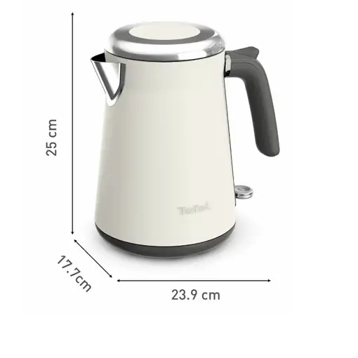 Tefal Collection KI666AE0 tetera eléctrica 1,7 L 2400 W Marfil