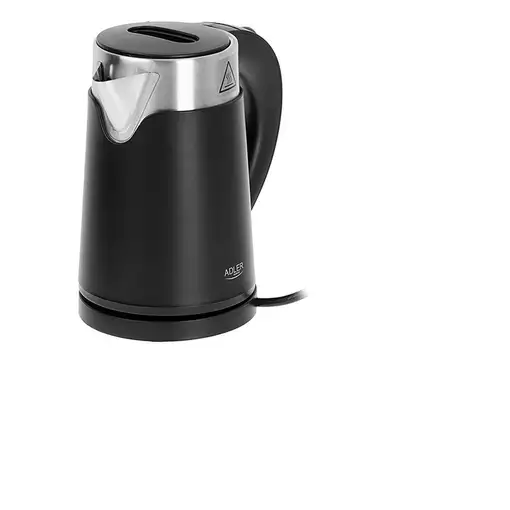 Adler AD 1372B tetera eléctrica 0,6 L 800 W Negro, Metálico